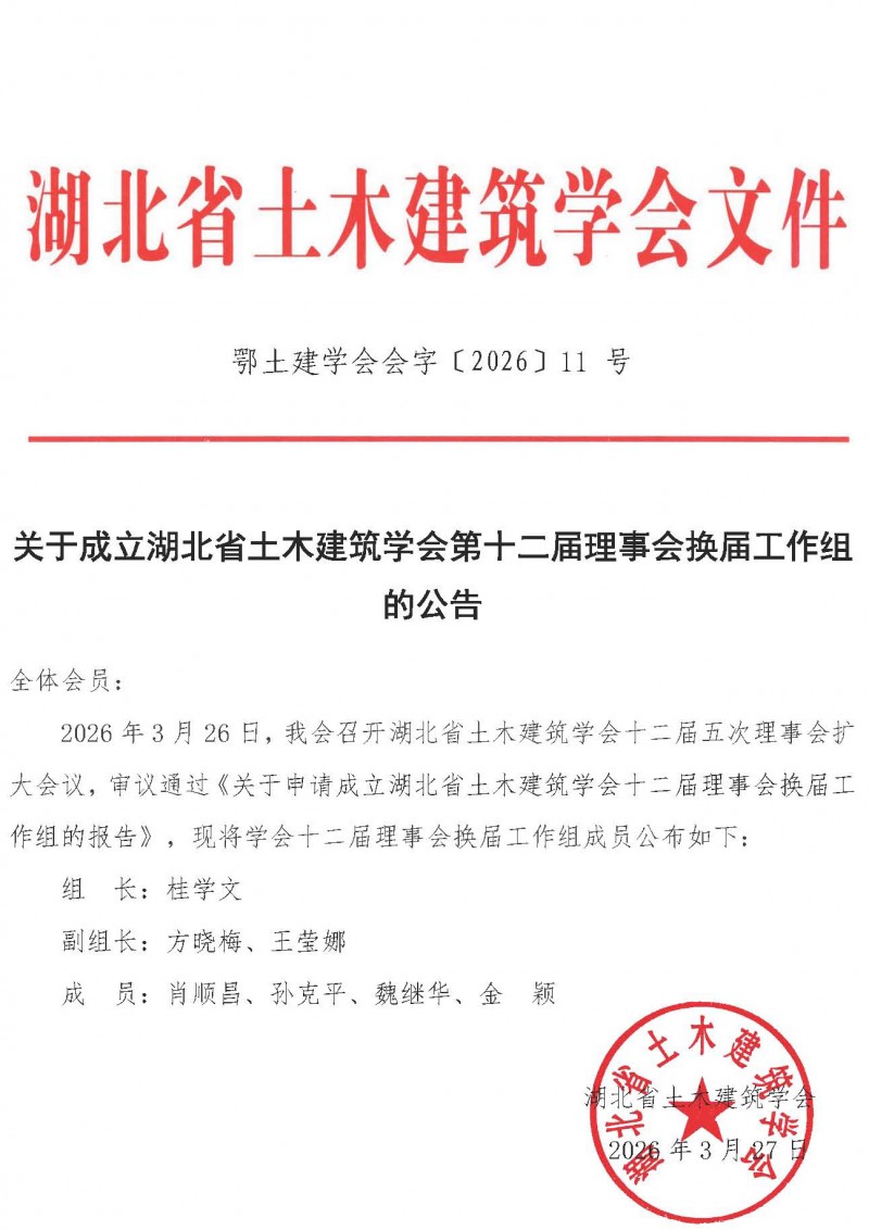 11号文（换届工作组公告）